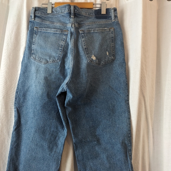 Abercrombie 90s high rise cross over zipper - Picture 2 of 4